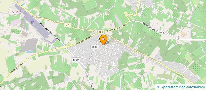 localisation de l'entreprise MONSIEUR MICHEL CAYLA à SAINT-DIDIER