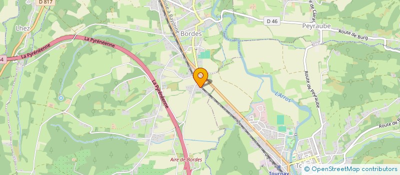 localisation de l'entreprise MONSIEUR MICHEL CAYROU  BORDES