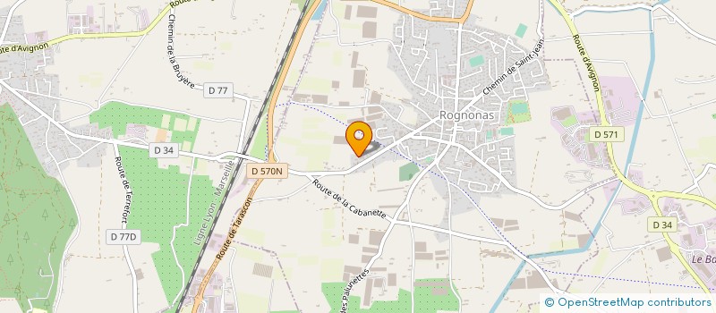 localisation de l'entreprise MONSIEUR MICHEL CAYUELA  ROGNONAS