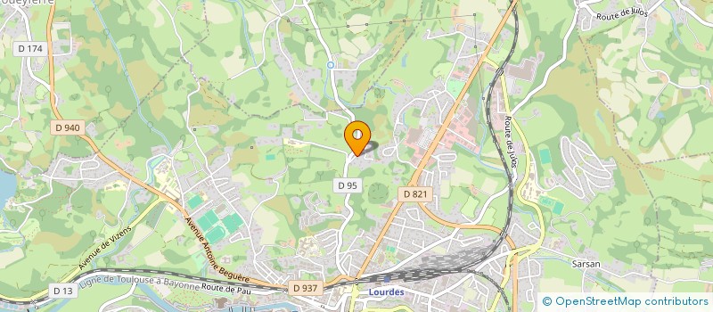 localisation de l'entreprise MONSIEUR MICHEL CAZAJOUS  LOURDES