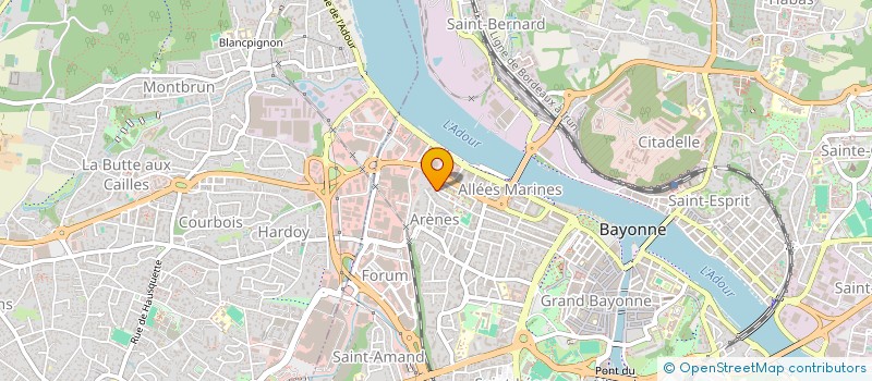 localisation de l'entreprise MONSIEUR MICHEL CAZAMAYOU à BAYONNE