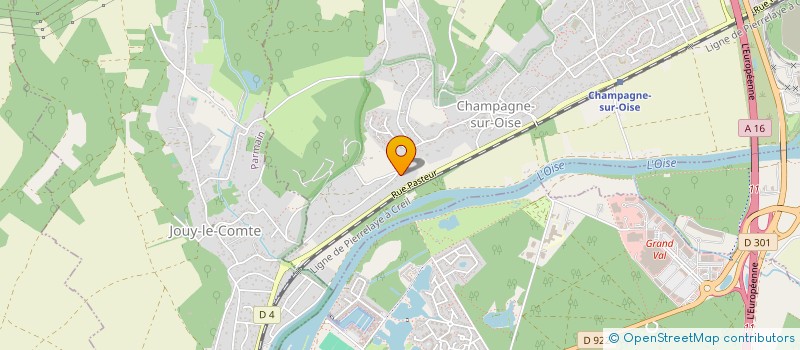 localisation de l'entreprise MONSIEUR MICHEL CAZAUMAYOU  CHAMPAGNE-SUR-OISE