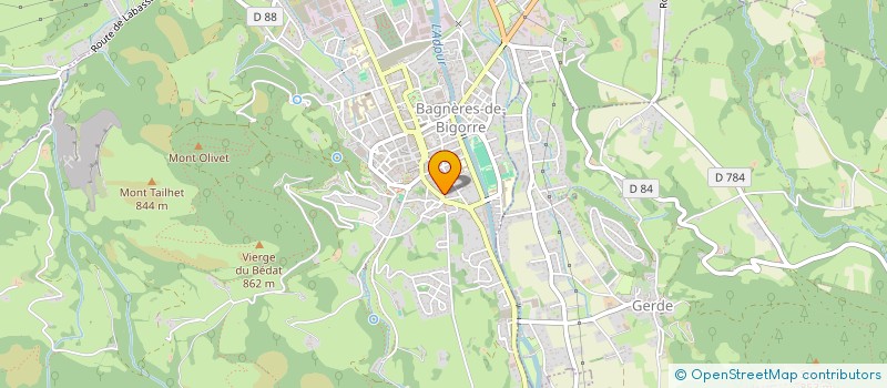 localisation de l'entreprise MONSIEUR MICHEL CAZCARRA  BAGNERES-DE-BIGORRE