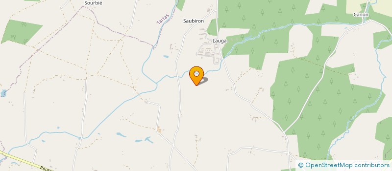 localisation de l'entreprise MONSIEUR MICHEL CAZEAUX  MUGRON