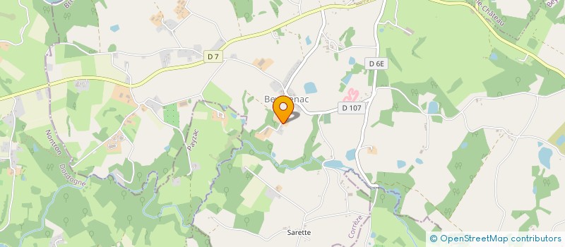 localisation de l'entreprise MONSIEUR MICHEL CELERIER  BEYSSENAC