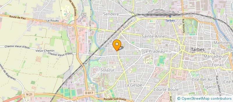 localisation de l'entreprise MONSIEUR MICHEL CELLE  TARBES