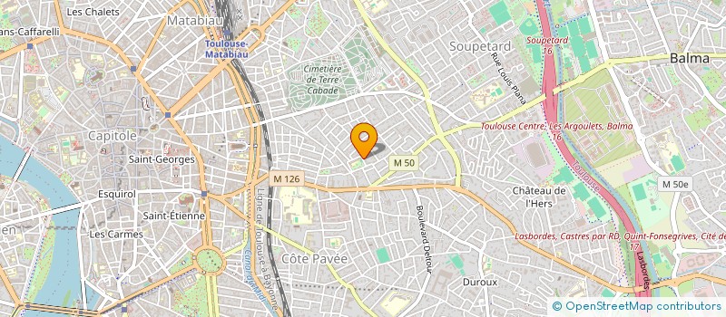 localisation de l'entreprise MONSIEUR MICHEL CELLIER à TOULOUSE
