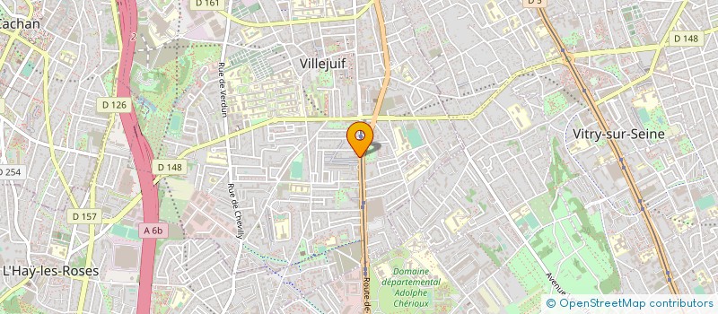 localisation de l'entreprise MONSIEUR MICHEL CENSE à VILLEJUIF