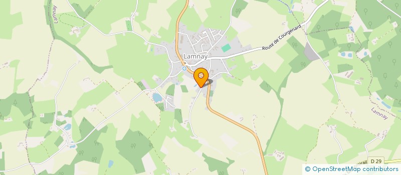 localisation de l'entreprise MONSIEUR MICHEL CERCEAU  LAMNAY