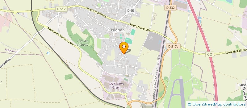 localisation de l'entreprise MONSIEUR MICHEL CERDA  PUSIGNAN