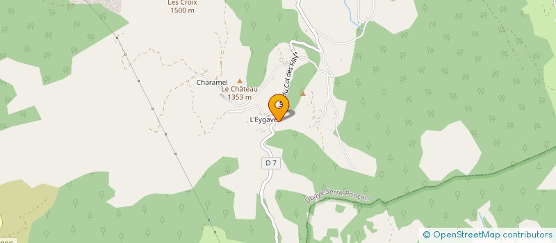 localisation de l'entreprise MONSIEUR MICHEL CERIEZ  UBAYE-SERRE-PONCON