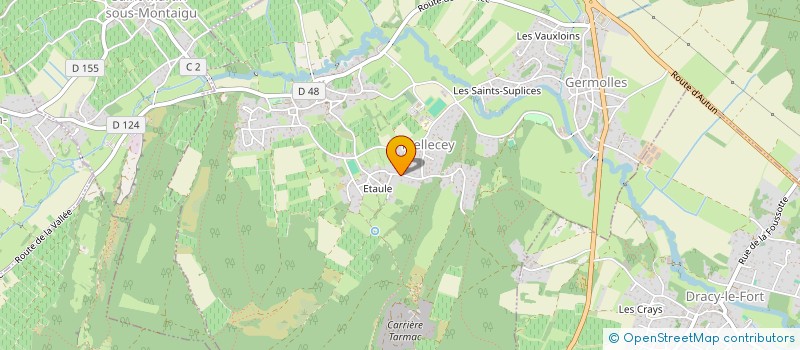 localisation de l'entreprise MONSIEUR MICHEL CESSOT  MELLECEY