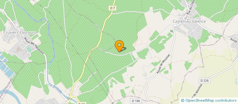 localisation de l'entreprise MONSIEUR MICHEL CHABALIER  CASTELNAU-VALENCE