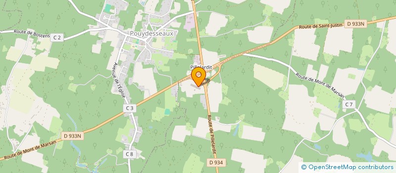 localisation de l'entreprise MONSIEUR MICHEL CHABANNE  LACQUY