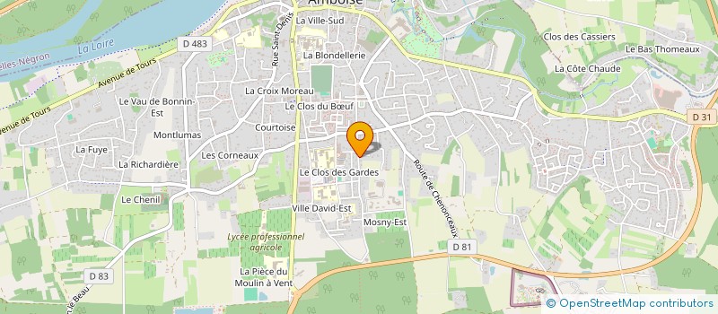 localisation de l'entreprise MONSIEUR MICHEL CHABAULT  AMBOISE