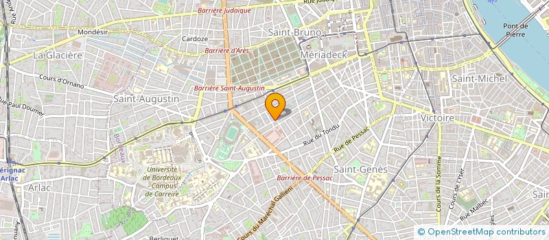 localisation de l'entreprise MONSIEUR MICHEL CHABRY à BORDEAUX