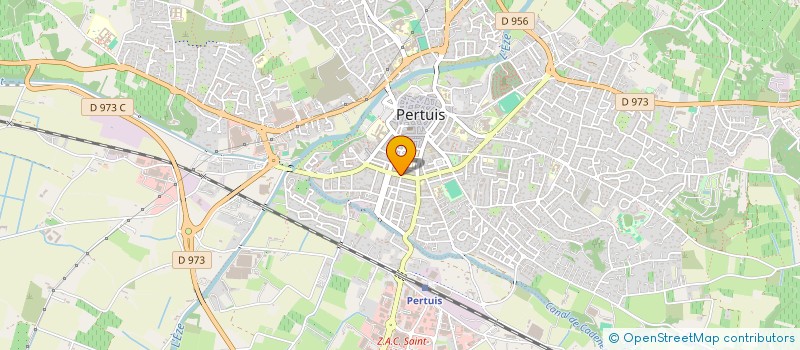 localisation de l'entreprise MONSIEUR MICHEL CHAFFARD  PERTUIS