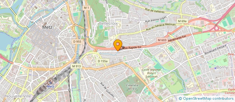 localisation de l'entreprise MONSIEUR MICHEL CHAGOT  METZ