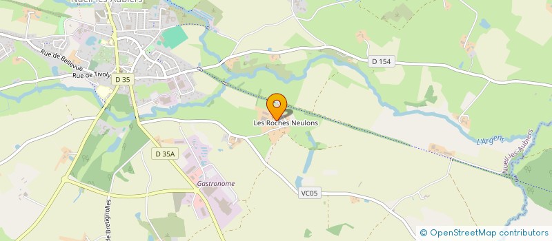 localisation de l'entreprise MONSIEUR MICHEL CHAIGNAUD  NUEIL-LES-AUBIERS