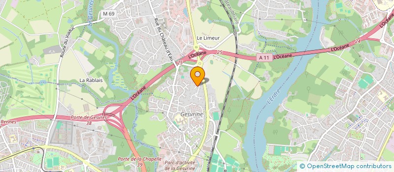 localisation de l'entreprise MONSIEUR MICHEL CHAIGNE à LA CHAPELLE-SUR-ERDRE