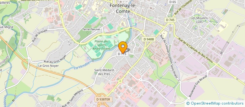 localisation de l'entreprise MONSIEUR MICHEL CHAIGNE à FONTENAY-LE-COMTE