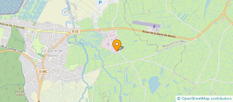 localisation de l'entreprise MONSIEUR MICHEL CHAIGNEAU  LA BARRE-DE-MONTS