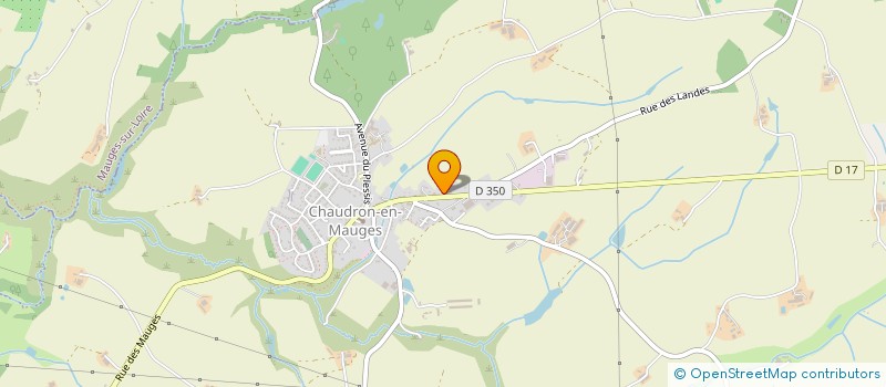 localisation de l'entreprise MONSIEUR MICHEL CHAILLEUX à MAUGES-SUR-LOIRE