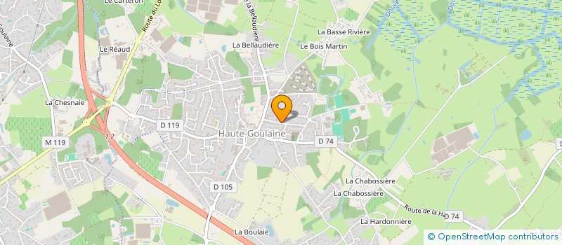 localisation de l'entreprise MONSIEUR MICHEL CHAILLOU à HAUTE-GOULAINE