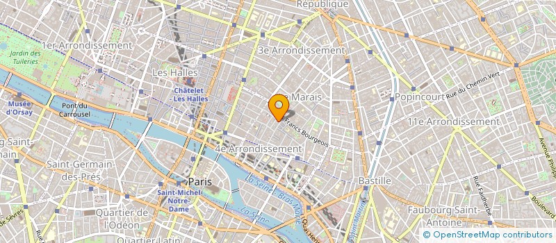 localisation de l'entreprise MONSIEUR MICHEL CHALARD à PARIS