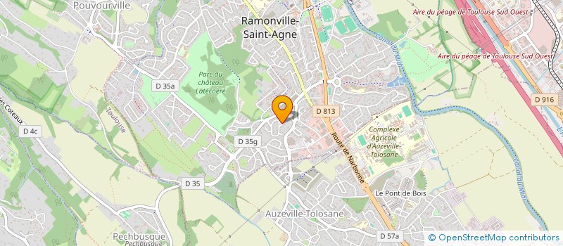 localisation de l'entreprise MONSIEUR MICHEL CHALATI  RAMONVILLE-SAINT-AGNE