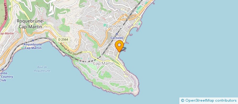 localisation de l'entreprise MONSIEUR MICHEL CHALON à ROQUEBRUNE-CAP-MARTIN