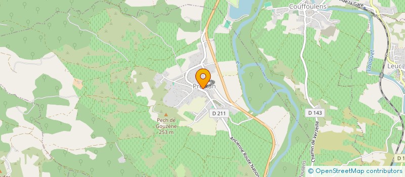 localisation de l'entreprise MONSIEUR MICHEL CHALULEAU  VILLEBAZY