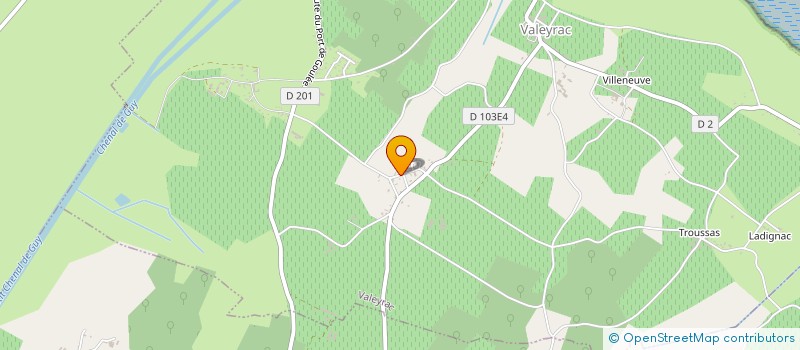 localisation de l'entreprise MONSIEUR MICHEL CHAMAISON  VALEYRAC