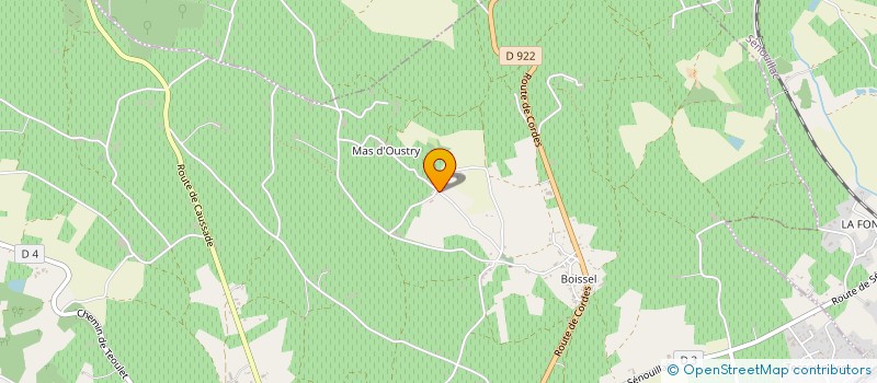 localisation de l'entreprise MONSIEUR MICHEL CHAMAYOU  MONTANS