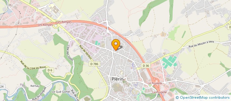 localisation de l'entreprise MONSIEUR MICHEL CHAMBRON à PLERIN