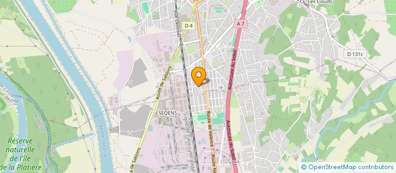 localisation de l'entreprise MONSIEUR MICHEL CHAMOUX  ROUSSILLON