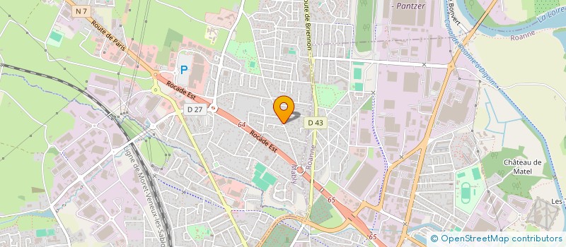 localisation de l'entreprise MONSIEUR MICHEL CHANAL-NEEL  MABLY