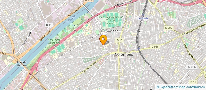 localisation de l'entreprise MONSIEUR MICHEL CHANET à COLOMBES