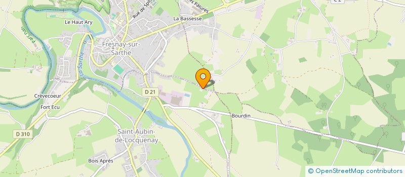 localisation de l'entreprise MONSIEUR MICHEL CHANTEAU  SAINT GEORGES LE GAULTIER