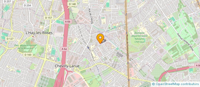 localisation de l'entreprise MONSIEUR MICHEL CHANTHAVONG  L'HAY-LES-ROSES