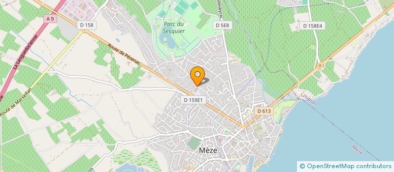 localisation de l'entreprise MONSIEUR MICHEL CHANUC à MEZE