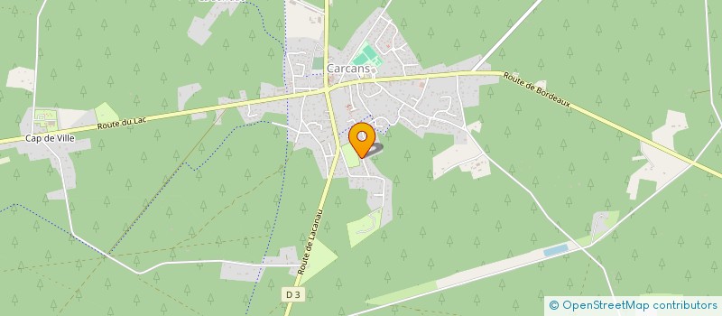 localisation de l'entreprise MONSIEUR MICHEL CHAPOULAUD  CARCANS