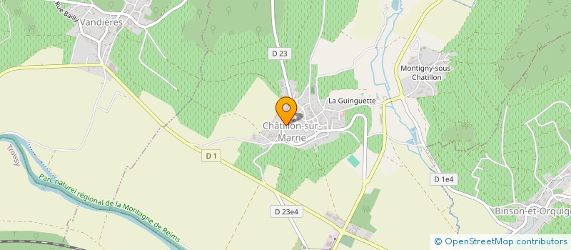 localisation de l'entreprise MONSIEUR MICHEL CHAPUIS  TROISSY