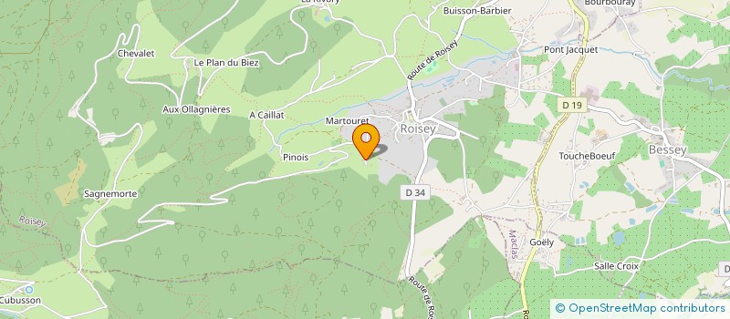 localisation de l'entreprise MONSIEUR MICHEL CHARDON  BESSEY