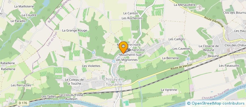 localisation de l'entreprise MONSIEUR MICHEL CHARLOT à CHISSAY-EN-TOURAINE