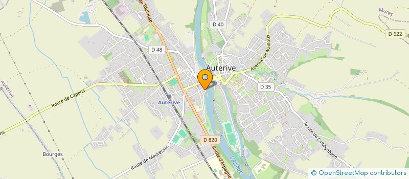 localisation de l'entreprise MONSIEUR MICHEL CHARPENTIER  AUTERIVE