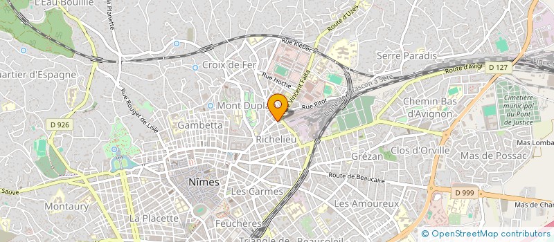 localisation de l'entreprise MONSIEUR MICHEL CHARRASSE à NIMES