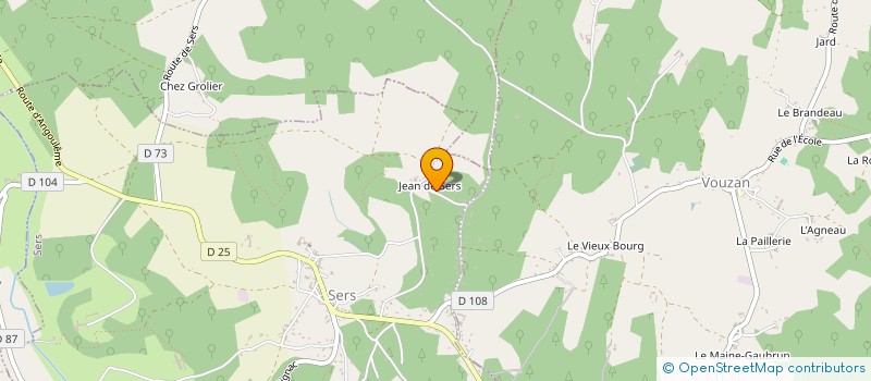 localisation de l'entreprise MONSIEUR MICHEL CHARRIER  SERS