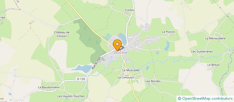 localisation de l'entreprise MONSIEUR MICHEL CHARRUAU à BOISME