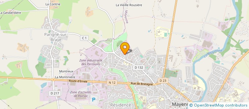 localisation de l'entreprise MONSIEUR MICHEL CHARTIER à PARIGNE-SUR-BRAYE